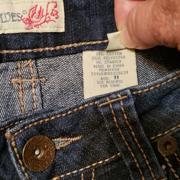 Paris Blues Sz 11 cut off Jr shorts - Picture 3 of 9